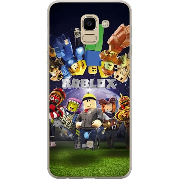 Samsung Galaxy J6 Läpinäkyvä kuori Roblox Maailma - Pelaami