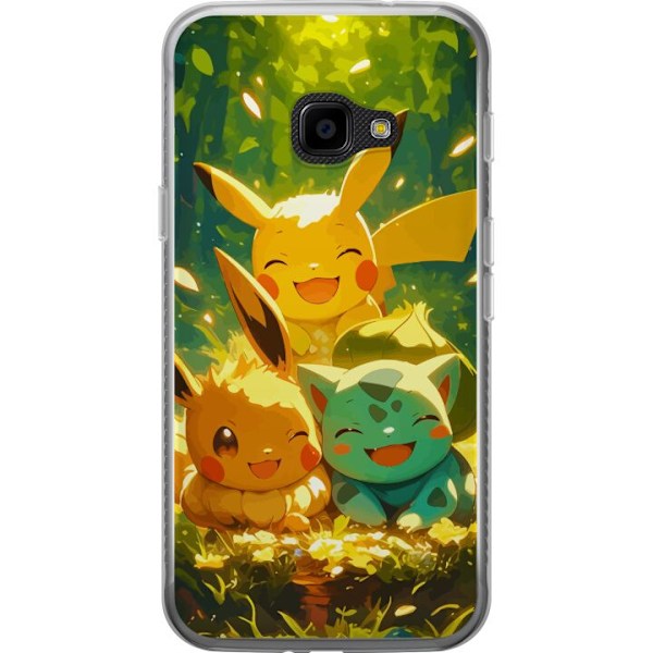 Samsung Galaxy Xcover 4 Läpinäkyvä kuori Pixelmonster pelityyli - värikäs muotoilu retroa rakastaville pelaajille