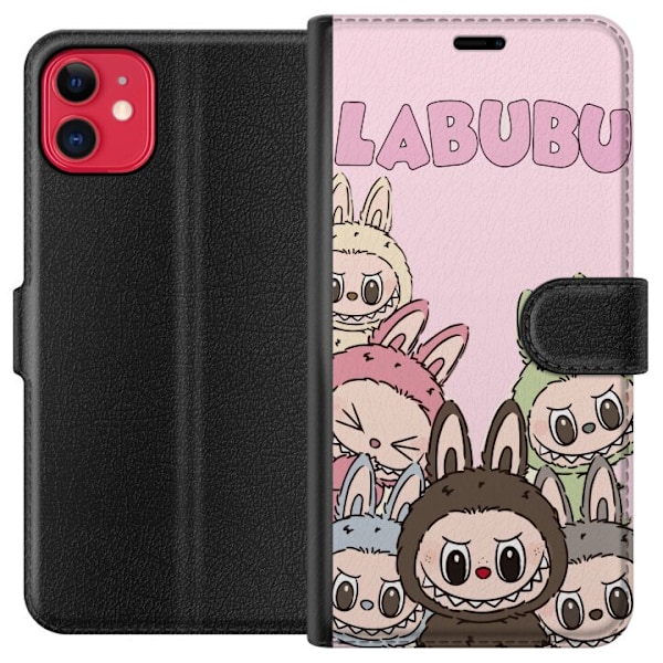 Apple iPhone 11 Lompakkokotelo Labubu Classics