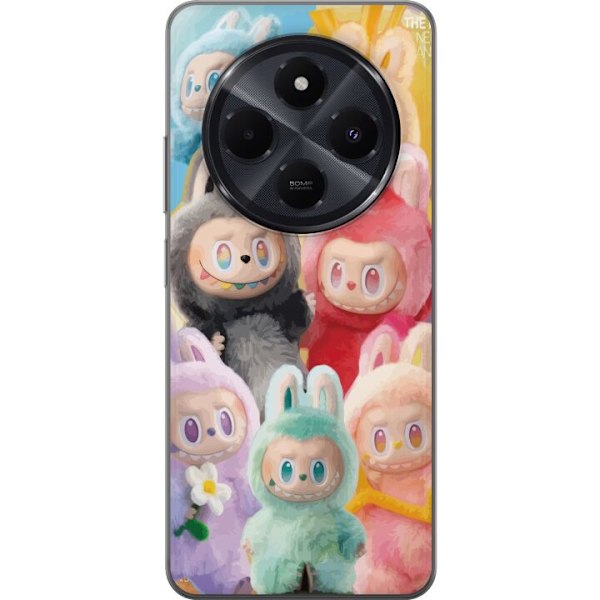 Xiaomi Redmi A4 Gennemsigtig cover Labubu Skitse Stil