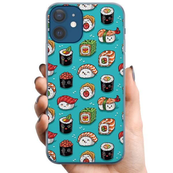 Apple iPhone 12  TPU Mobildeksel Sushi