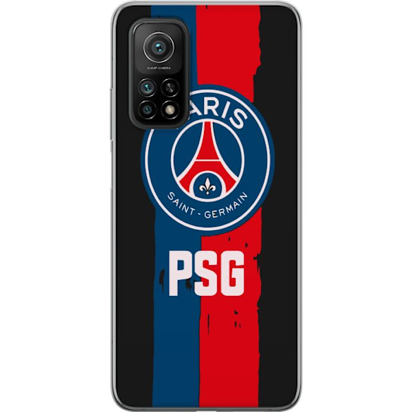 Xiaomi Mi 10T Pro 5G Genomskinligt Skal Paris Saint-Germain F.