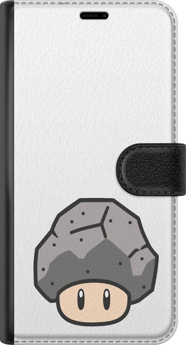 Kompatibel Tegnebogsetui til OnePlus Nord CE6 Grå stensvamp - Gråt motiv med grå stensvamp. grå