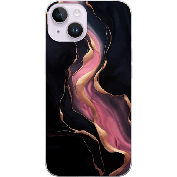 Kompatibelt Mobildeksel til Apple iPhone 14 Marmor Mønster Luksus Design Natur