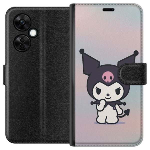 OnePlus Nord CE3 Lompakkokotelo Kawaii Sanrio Kuromi