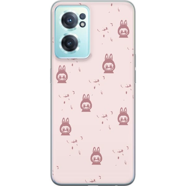 OnePlus Nord CE 2 5G Läpinäkyvä kuori Labubu Neon Pop - Neo