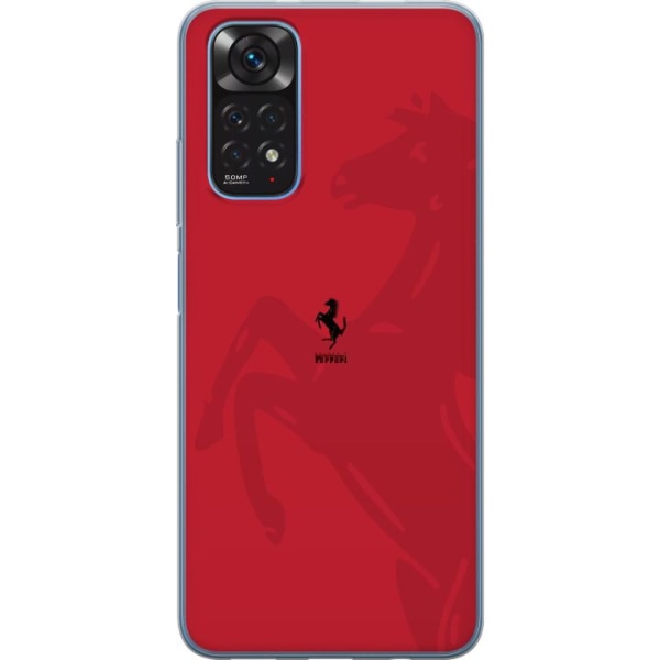 Xiaomi Redmi Note 11S Läpinäkyvä kuori Ferrari