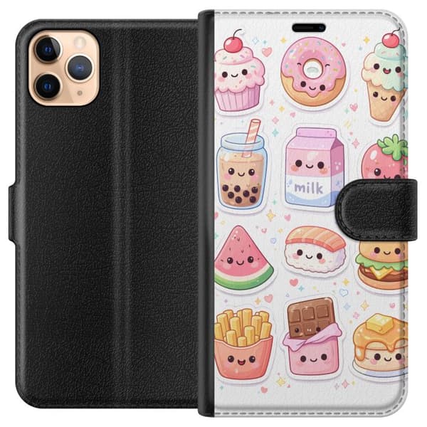 Yhteensopiva Lompakkokotelo Apple iPhone 11 Pro Max pixelmonster grön