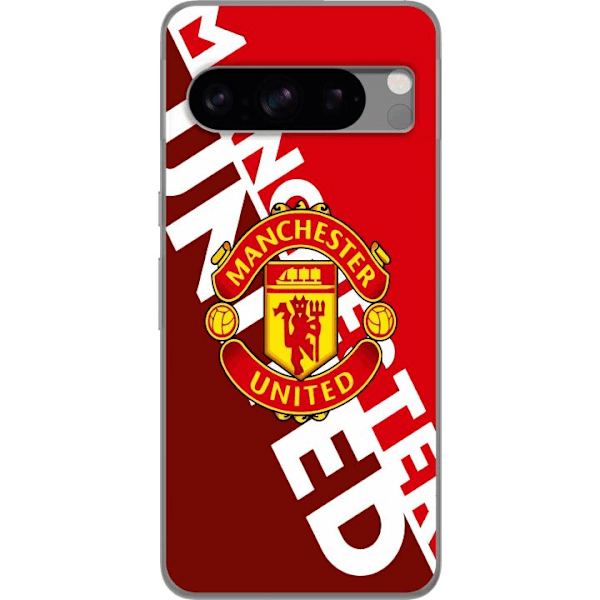 Google Pixel 8 Pro Gjennomsiktig deksel Manchester United