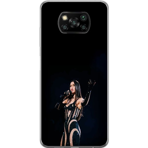 Xiaomi Poco X3 NFC Läpinäkyvä kuori Dua Lipa – Pop Star Aesthetic