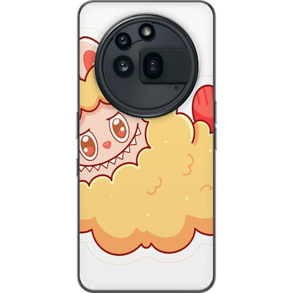 Nothing Phone (3a) Pro Läpinäkyvä kuori Labubu Pesukarhu Pop Mart Hahmo Keräilyesine Söpö Suunnittelu Suosittu Teema Taideteos Leikkisarja