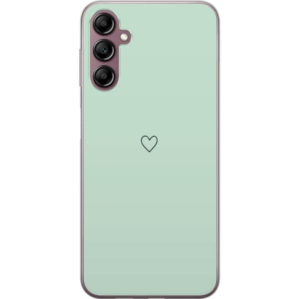 Kompatibelt Mobildeksel til Samsung Galaxy A14 5G Hjerte Grønn