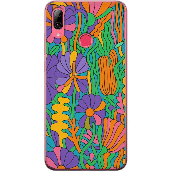 Huawei Y7 (2019) Genomskinligt Skal Color Pop