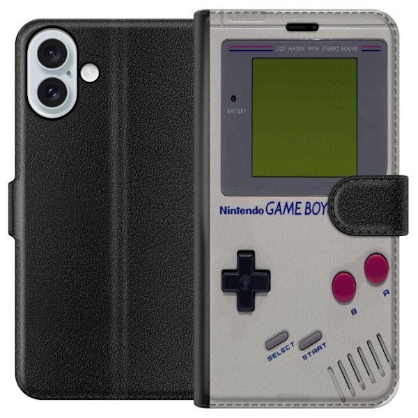 Apple iPhone 16 Plus Tegnebogsetui Game Boy