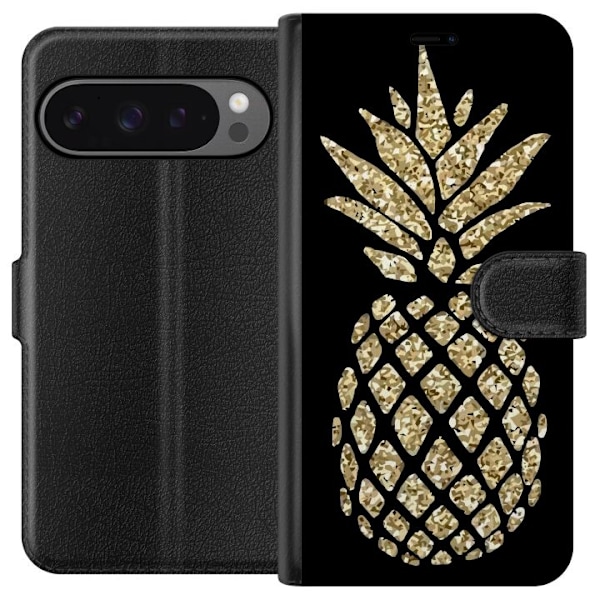 Google Pixel 9 Pro XL Lompakkokotelo Ananas