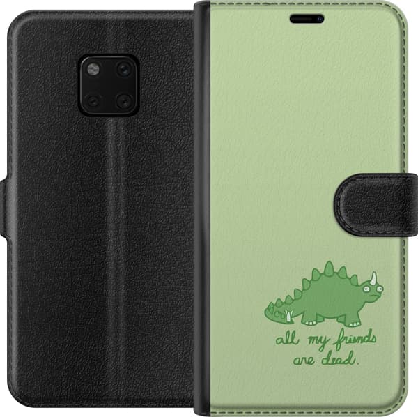 Kompatibelt Lommeboketui til Huawei Mate 20 Pro Dinosaurier