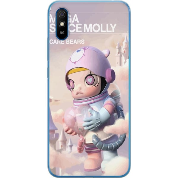Xiaomi Redmi 9A Genomskinligt Skal Mega Space Molly Care Bears Series - Share Bear Edition