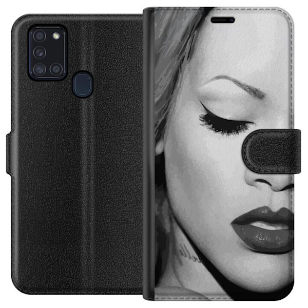 Samsung Galaxy A21s Tegnebogsetui Rihanna – Aesthetic Edit 2