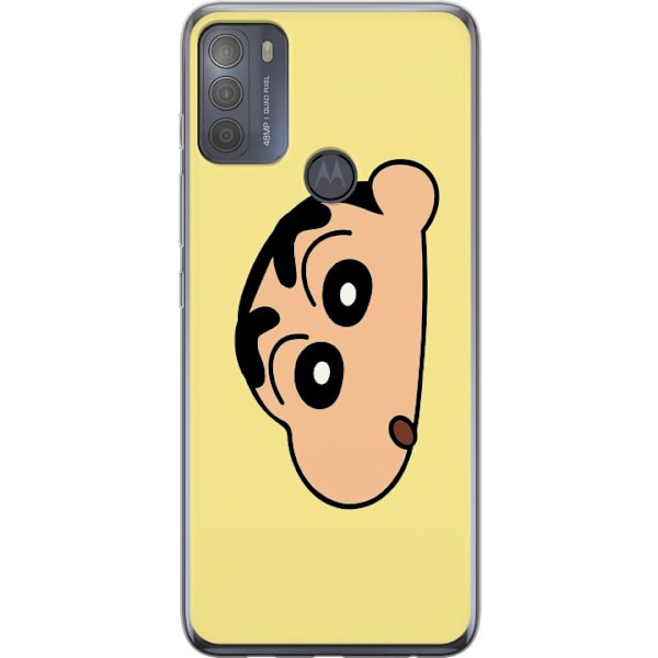Motorola Moto G50 Gjennomsiktig deksel Peeking Shinchan