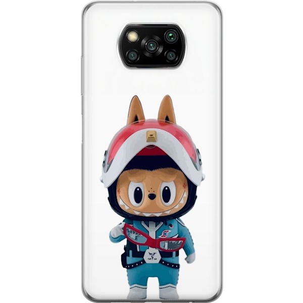 Xiaomi Poco X3 NFC Gennemsigtig cover How2work Labubu Monstre