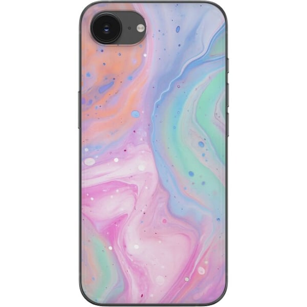 Apple iPhone 16e Läpinäkyvä kuori Pastellimarmori