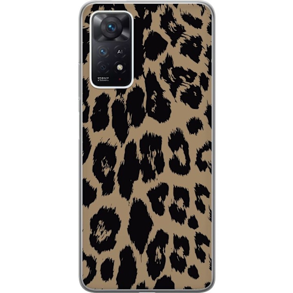 Xiaomi Redmi Note 11 Pro Gennemsigtig cover Leopard