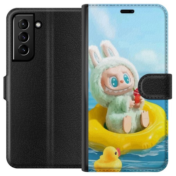 Samsung Galaxy S21+ 5G Lommeboketui Labubu Stripe Attack - Str