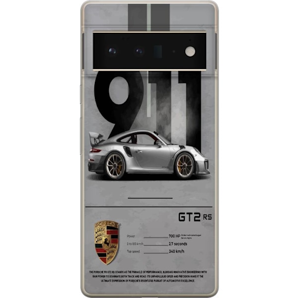 Google Pixel 6 Pro Genomskinligt Skal Porsche 911