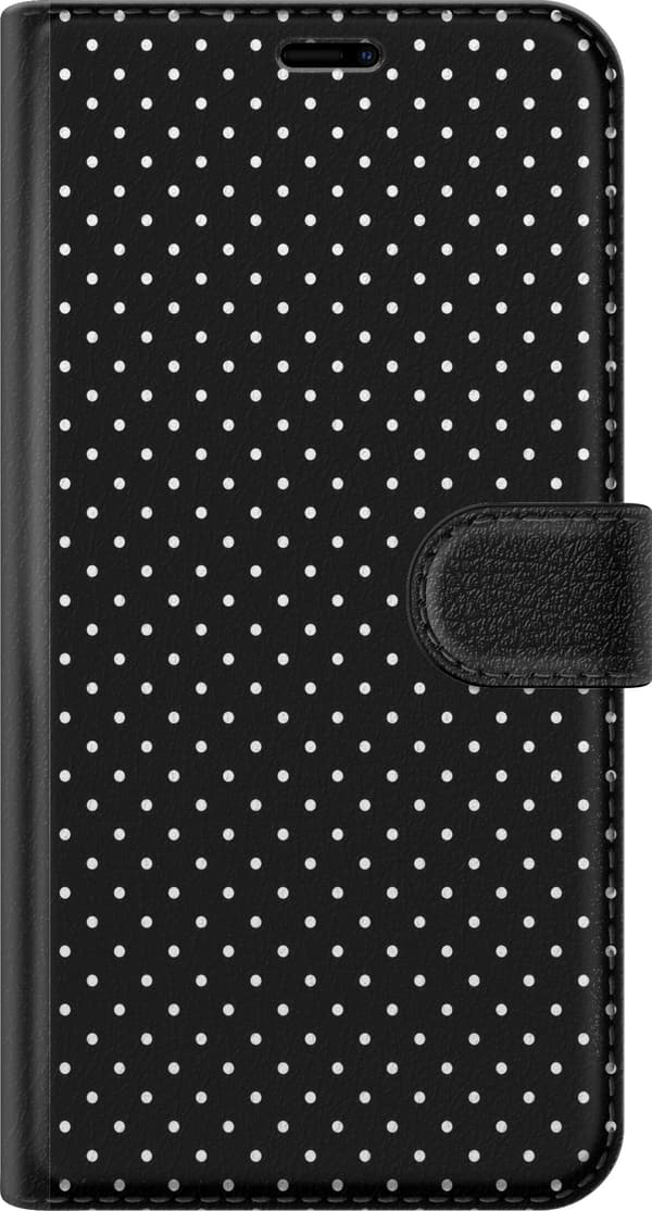 Kompatibel Tegnebogsetui til Xiaomi Redmi 10C Sorte natprikker sort