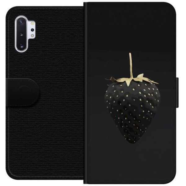 Samsung Galaxy Note10+ Tegnebogsetui Luksus Jordbær