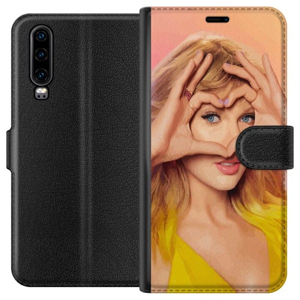 Huawei P30 Tegnebogsetui Taylor Swift