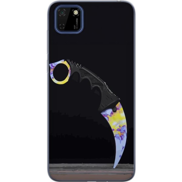 Huawei Y5p Genomskinligt Skal Karambit / Butterfly / M9 Bayone