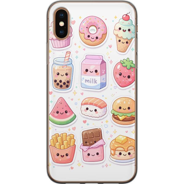 Kompatibelt Mobildeksel til Apple iPhone X pixelmonster grön