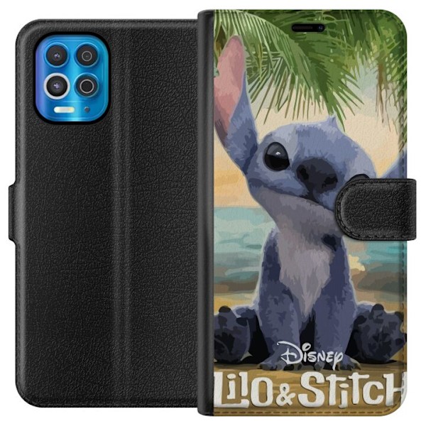Motorola Edge S Plånboksfodral Stitch Kärleksfull – Med Hj