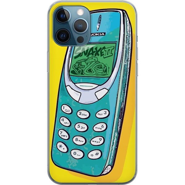 Apple iPhone 12 Pro Gjennomsiktig deksel Nokia 3310, Snake 2,