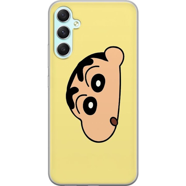 Samsung Galaxy A34 Gennemsigtig cover Peeking Shinchan