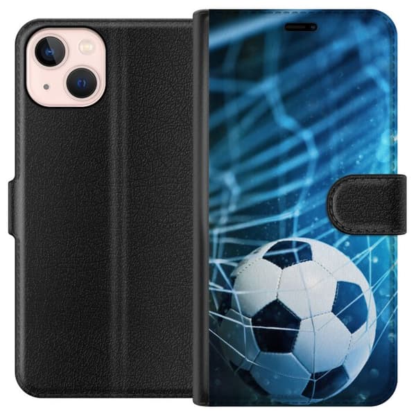 Kompatibelt Plånboksfodral till Apple iPhone 13 mini Fotboll