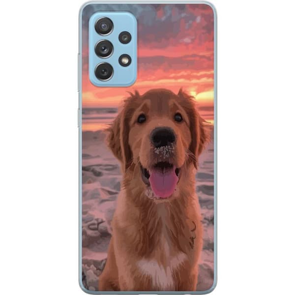 Kompatibelt Mobildeksel til Samsung Galaxy A52 5G Hund