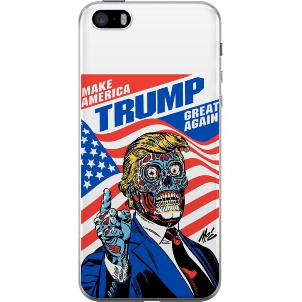 Apple iPhone SE (2016) Gennemsigtig cover  Trump