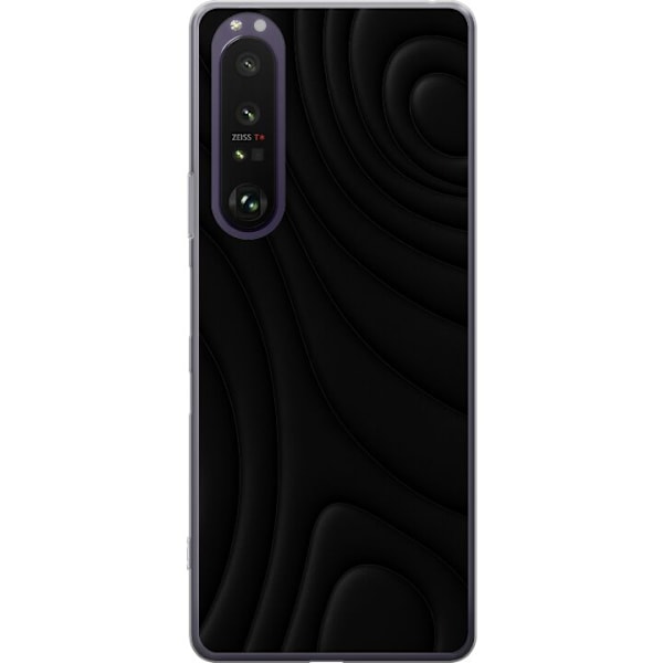 Sony Xperia 1 III Läpinäkyvä kuori Tummat Aallot