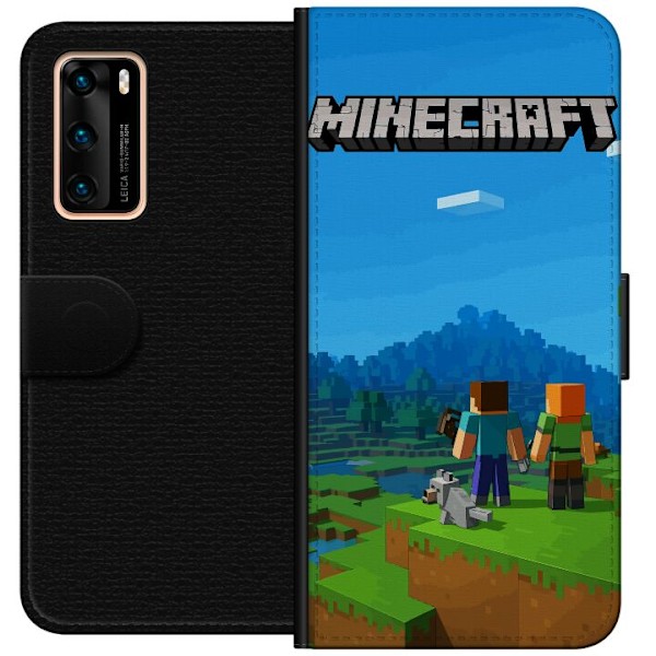 Huawei P40 Lompakkokotelo Minecraft Key Art