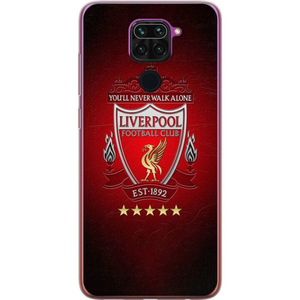 Xiaomi Redmi Note 9 Gennemsigtig cover YNWA Liverpool