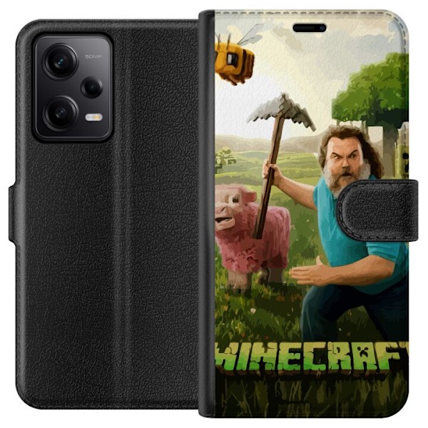 Xiaomi Redmi Note 12 Pro Plånboksfodral A Minecraft Movie