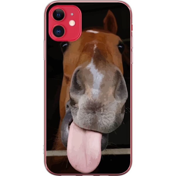 Apple iPhone 11 Gennemsigtig cover Rolig hest