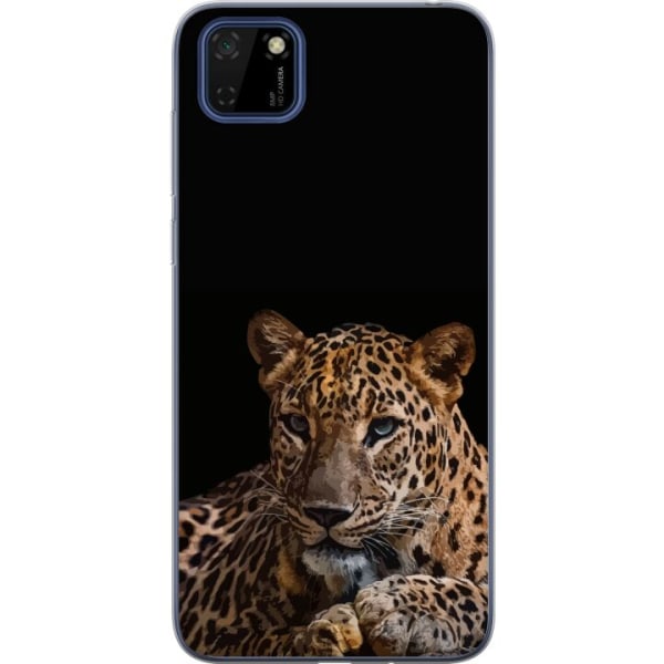 Huawei Y5p Gjennomsiktig deksel Leopard