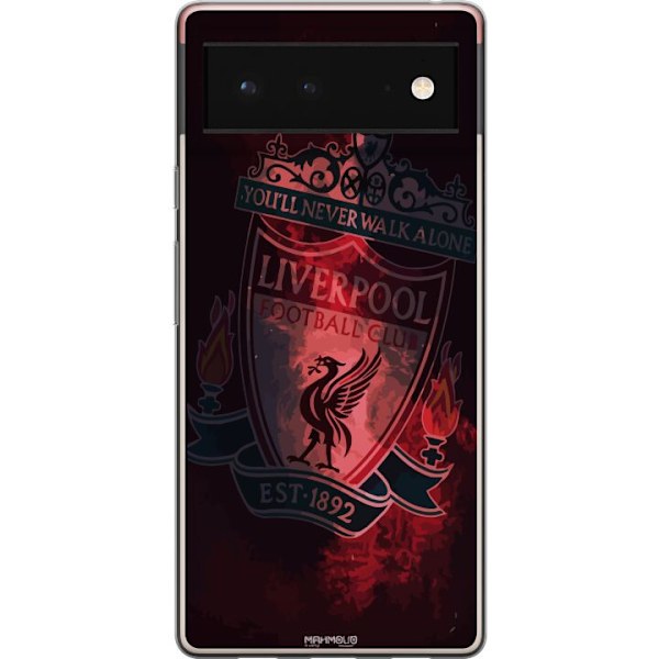 Google Pixel 6 Genomskinligt Skal Liverpool