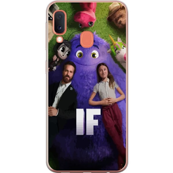 Samsung Galaxy A20e Läpinäkyvä kuori IF: Låtsaskompisar