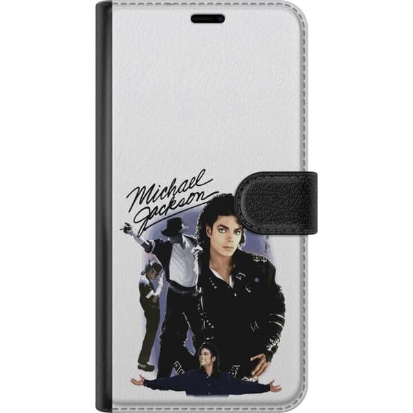 Kompatibel Tegnebogsetui til Apple iPhone 16 Plus Klassisk Michael Jackson-kollage med flere ikoniske poser og sort-hvid stil sort