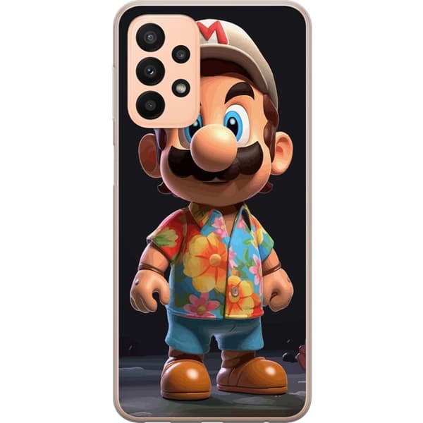 Kompatibelt Mobilskal till Samsung Galaxy A23 Super Mario