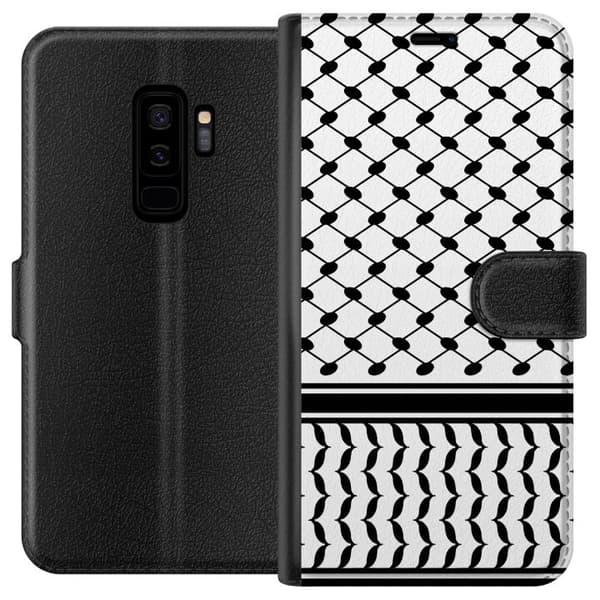 Kompatibel Tegnebogsetui til Samsung Galaxy S9+ Keffiyeh mønster